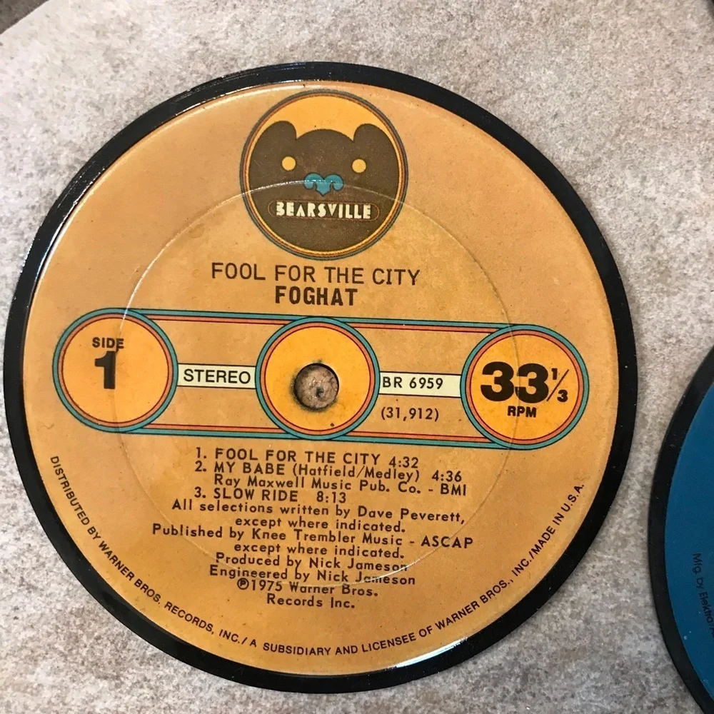 🎼VINTAGE Record Album Coasters
